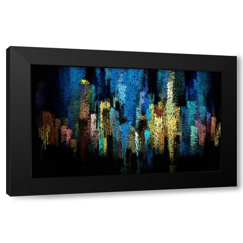 Atlantis Black Modern Wood Framed Art Print by Manlove, David