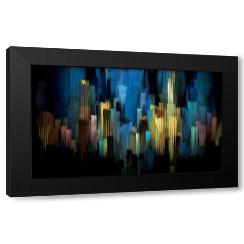 Spirits Rising 2 Black Modern Wood Framed Art Print by Manlove, David