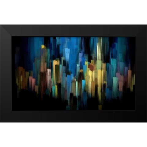 Spirits Rising 2 Black Modern Wood Framed Art Print by Manlove, David