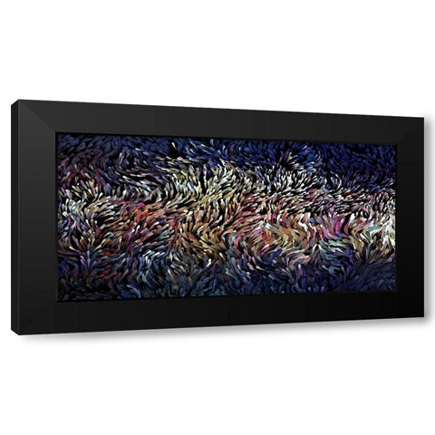 Chicken of the Sea Black Modern Wood Framed Art Print with Double Matting by Manlove, David