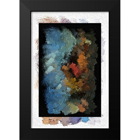 Illusion 1 Black Modern Wood Framed Art Print by Manlove, David