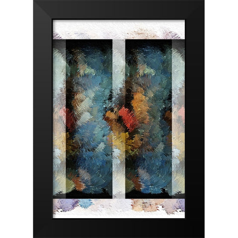 Illusion 2 Black Modern Wood Framed Art Print by Manlove, David