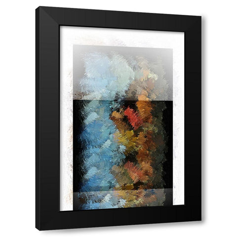 Illusion 3 Black Modern Wood Framed Art Print by Manlove, David