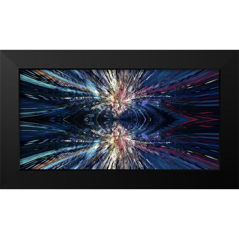 A Space Odyssey Black Modern Wood Framed Art Print by Manlove, David