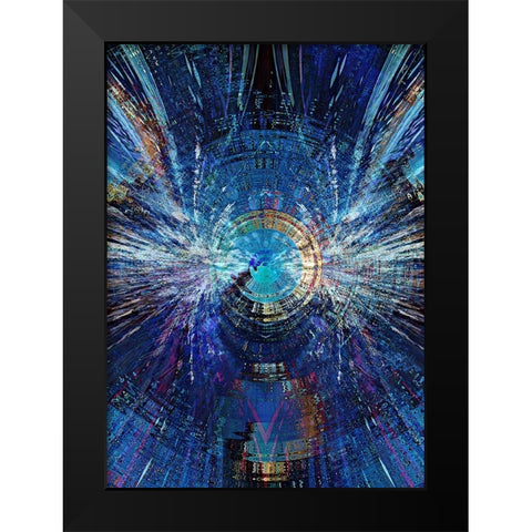 Bowmans Jupiter 2 Black Modern Wood Framed Art Print by Manlove, David