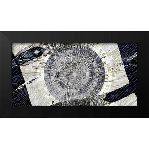 Weird Science Black Modern Wood Framed Art Print by Manlove, David