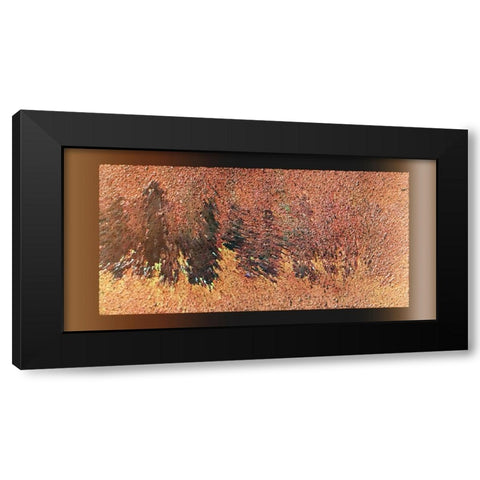 Rust 2 Black Modern Wood Framed Art Print with Double Matting by Manlove, David