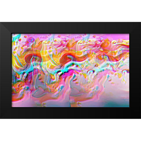Just Add Flavor Black Modern Wood Framed Art Print by Manlove, David