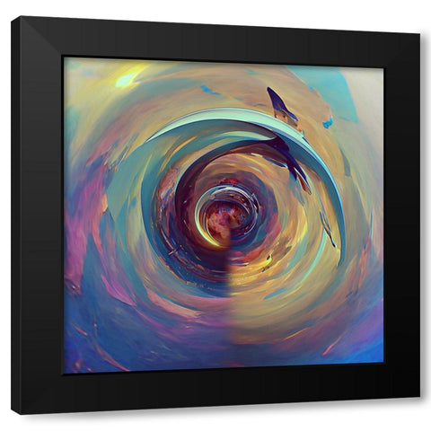 Tanhauser Gate Black Modern Wood Framed Art Print by Manlove, David
