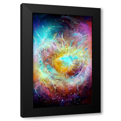 Ai Astronomy 1 Black Modern Wood Framed Art Print by Manlove, David