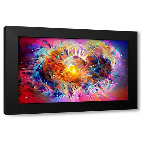 Ai Astronomy 2 Black Modern Wood Framed Art Print with Double Matting by Manlove, David
