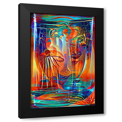 Holy Grail 3 Black Modern Wood Framed Art Print with Double Matting by Manlove, David