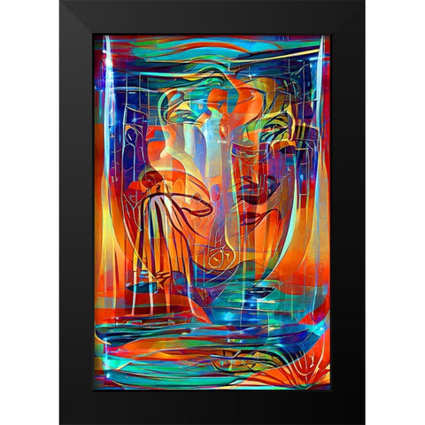 Holy Grail 3 Black Modern Wood Framed Art Print by Manlove, David