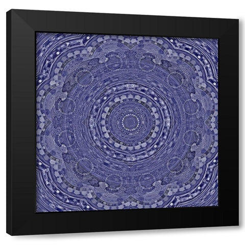 Very Peri Rollers Black Modern Wood Framed Art Print with Double Matting by Manlove, David