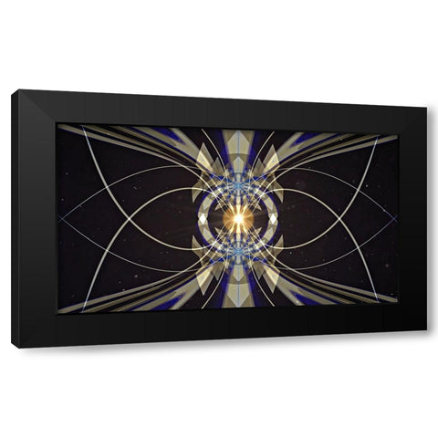 Arc Welder Black Modern Wood Framed Art Print by Manlove, David