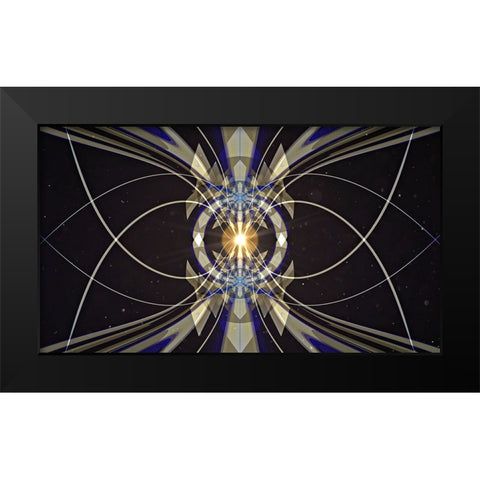 Arc Welder Black Modern Wood Framed Art Print by Manlove, David