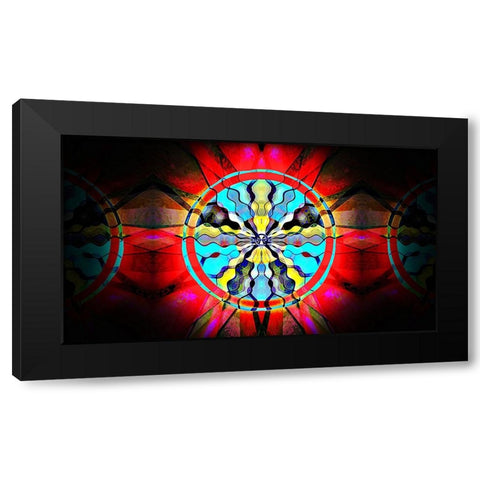 Brandy Z Base 16x9 Black Modern Wood Framed Art Print with Double Matting by Manlove, David