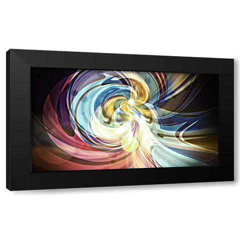 Coalescence A Black Modern Wood Framed Art Print by Manlove, David