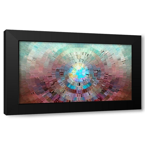 First Light 6 Black Modern Wood Framed Art Print with Double Matting by Manlove, David