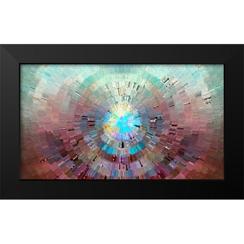 First Light 6 Black Modern Wood Framed Art Print by Manlove, David