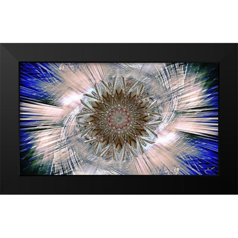 Ice Star cbs Black Modern Wood Framed Art Print by Manlove, David