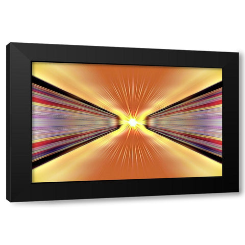 Light Speed cbs Black Modern Wood Framed Art Print with Double Matting by Manlove, David