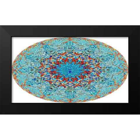 My Cosmic Background Radiation Black Modern Wood Framed Art Print by Manlove, David
