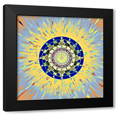 Sun Spots 5a Black Modern Wood Framed Art Print with Double Matting by Manlove, David
