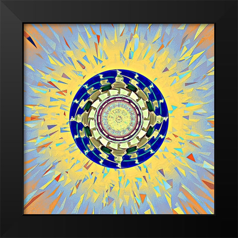 Sun Spots 5a Black Modern Wood Framed Art Print by Manlove, David