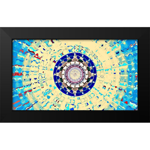 Sun Spots 5b Black Modern Wood Framed Art Print by Manlove, David