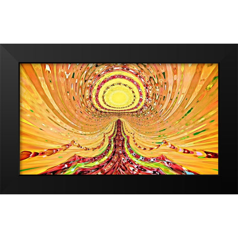 The Path To Enlightenment Black Modern Wood Framed Art Print by Manlove, David