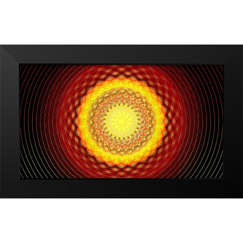 Thrust Inc 5 Black Modern Wood Framed Art Print by Manlove, David