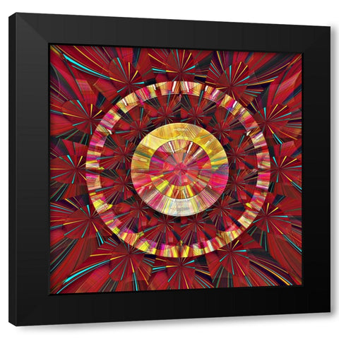Pearl Electric Half-Hour Clock 3 Black Modern Wood Framed Art Print with Double Matting by Manlove, David