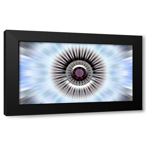 Trippin Black Modern Wood Framed Art Print by Manlove, David