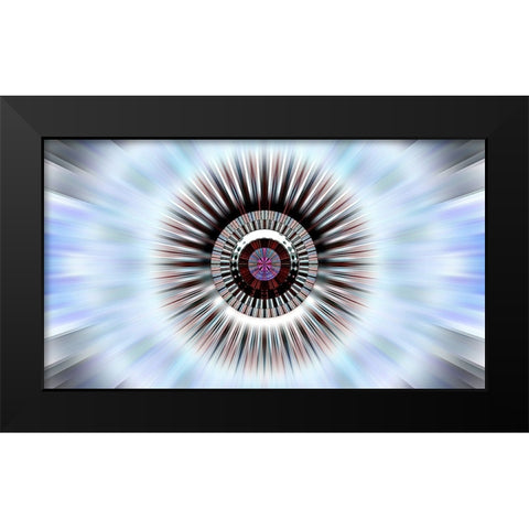 Trippin Black Modern Wood Framed Art Print by Manlove, David