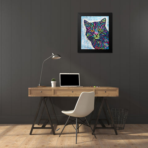 Diligence Black Modern Wood Framed Art Print by Dean Russo Collection