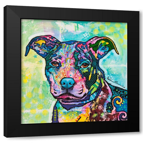 Entrancing Black Modern Wood Framed Art Print with Double Matting by Dean Russo Collection