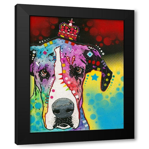 good to be queen Black Modern Wood Framed Art Print by Dean Russo Collection