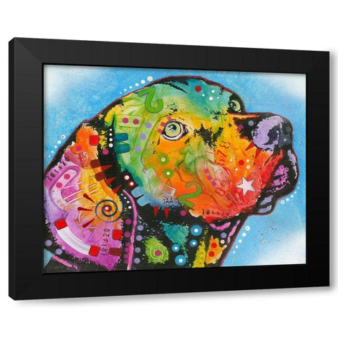 Gazing love Black Modern Wood Framed Art Print by Dean Russo Collection