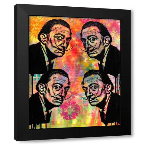 Dali Dream 4 Up Black Modern Wood Framed Art Print by Dean Russo Collection