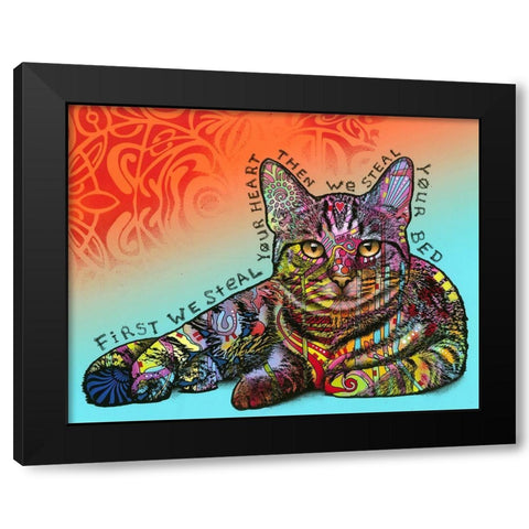 Steal Your Bed Black Modern Wood Framed Art Print with Double Matting by Dean Russo Collection