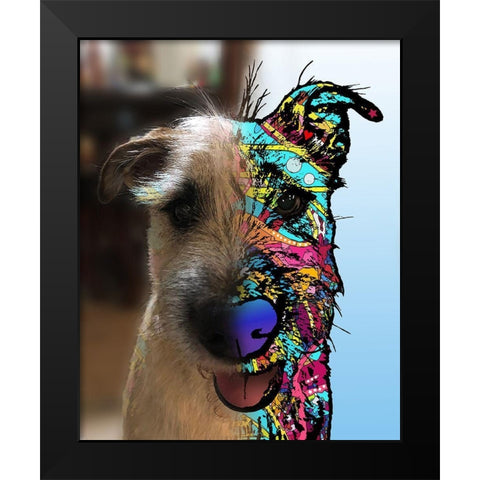 Brenda Turrentine_Dexter Black Modern Wood Framed Art Print by Dean Russo Collection