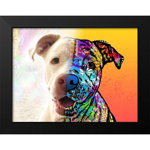 Gayl_Hyde Lola Black Modern Wood Framed Art Print by Dean Russo Collection