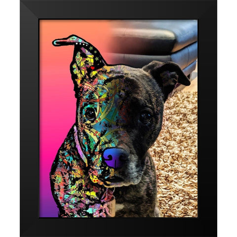 Julie Reed_Shiloh Black Modern Wood Framed Art Print by Dean Russo Collection