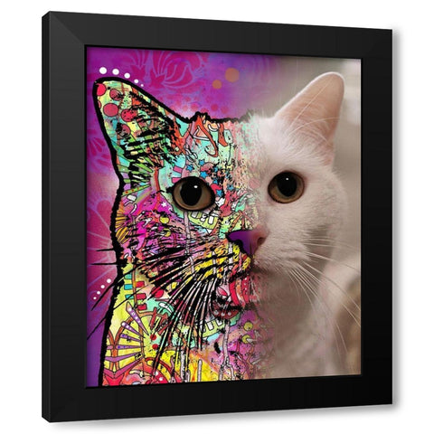 Katy Andaluz_Khaleesi Black Modern Wood Framed Art Print by Dean Russo Collection