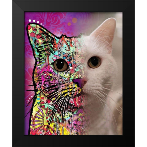 Katy Andaluz_Khaleesi Black Modern Wood Framed Art Print by Dean Russo Collection