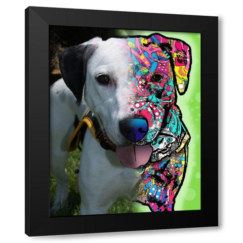 Liz Hirth Black Modern Wood Framed Art Print by Dean Russo Collection