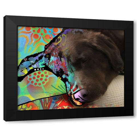 Sheila Foward-Davis_Jordie Black Modern Wood Framed Art Print by Dean Russo Collection