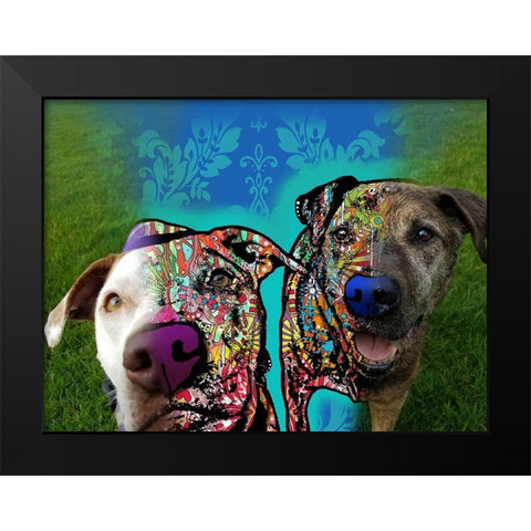 Stephanie Borstien 2 Black Modern Wood Framed Art Print by Dean Russo Collection