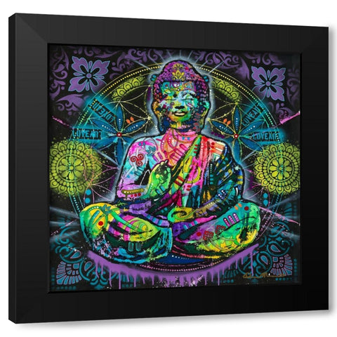 Infinite Love Black Modern Wood Framed Art Print by Dean Russo Collection